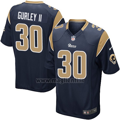 Maglia NFL Game Los Angeles Rams Gurley Nero